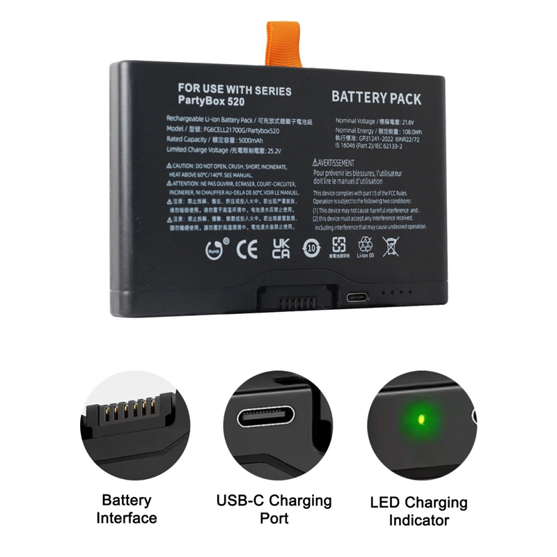 Battery for JBL ( Party Box ) 520 / 720