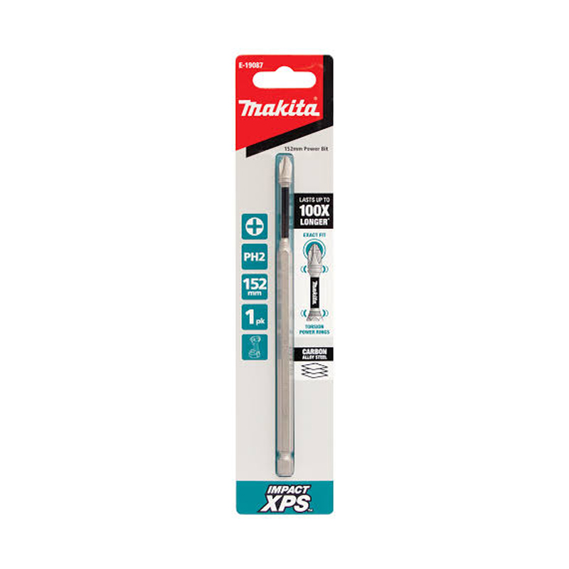 Makita E-19087 Impact XPS PH2 x 150mm Power Screwdriver Bit 1 Piece